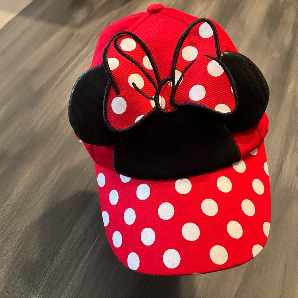 Disney Minnie Polka Dot Bow Cap